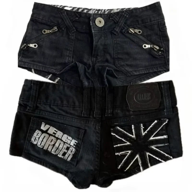 Women’s Embroidered Denim Shorts