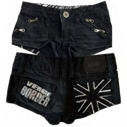 Women’s Embroidered Denim Shorts