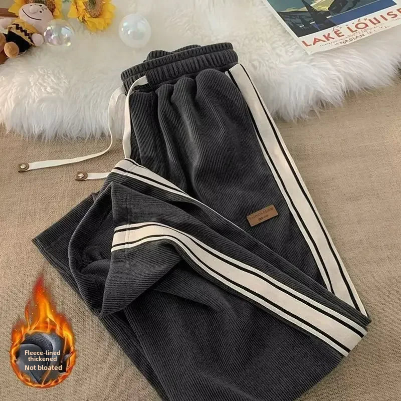 Men’s Corduroy Fleece-Lined Pants