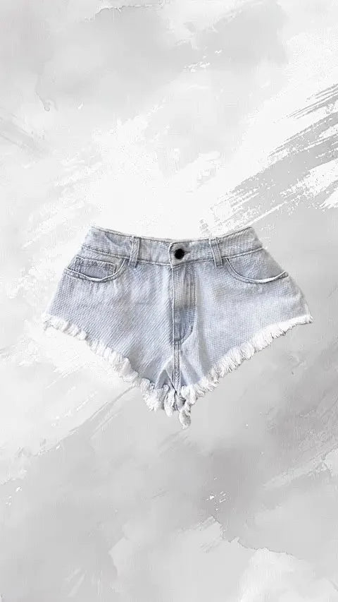 Women’s Embroidered Denim Shorts