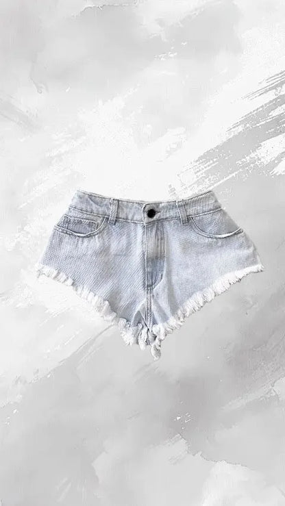 Women’s Embroidered Denim Shorts