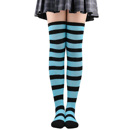 Striped Over-the-Knee Socks