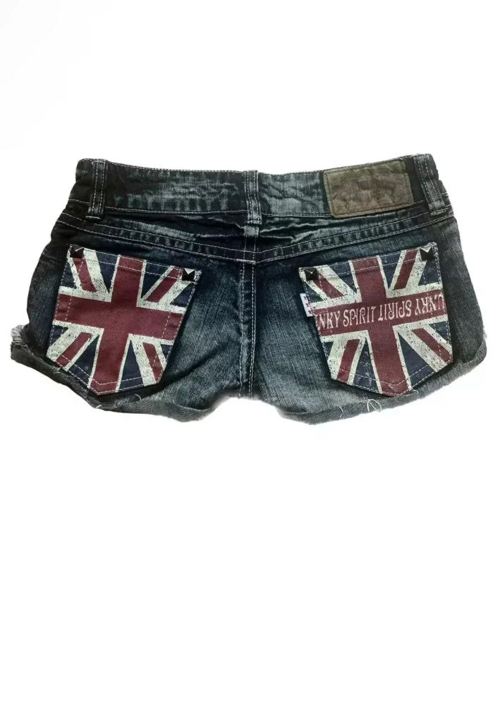 Women’s Embroidered Denim Shorts