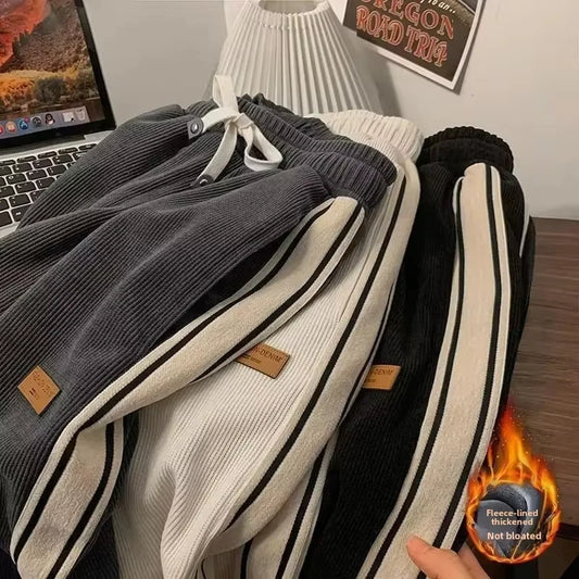 Men’s Corduroy Fleece-Lined Pants