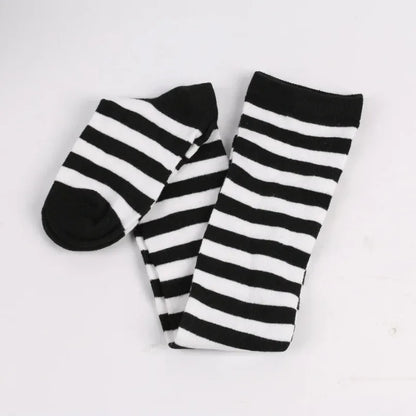 Striped Over-the-Knee Socks