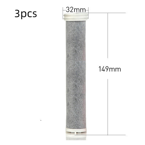 Refill Only – Long Charcoal Filter (3-Pack, No Handle)